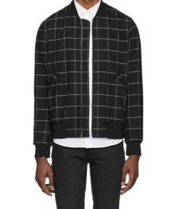 PS by Paul Smith Black Wool Bomber Jacket Size L, New With Tag - Picture 1 of 8