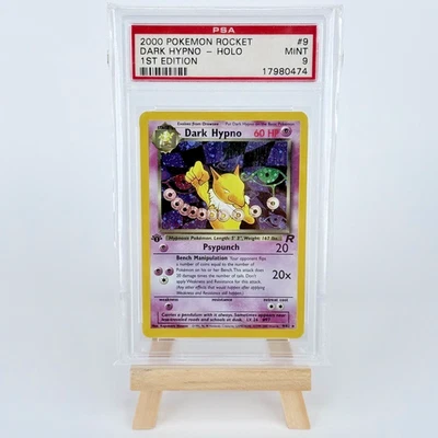 Pokemon Dark Hypno 9/82 Team Rocket Holo 1st edition PSA mint 10 - Image 1 of 2