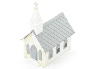 Spur O Plasticville CC-7 Kirche Bausatz graues Dach - Bild 1 von 7