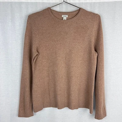 L.L. Suéter Bean Mujer Pequeño Pequeño Cuello Redondo Cachemira Pullover Silencioso Lujo Foto 1 de 4