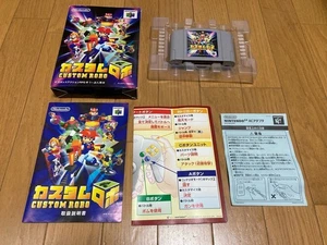 Custom Robo Boxed with Manual CIB Nintendo 64 N64 1999 Japan import - Picture 1 of 9