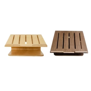 Stand per laptop in legno per tavoletta per banda da banco per tavoletta per - Afbeelding 1 van 13