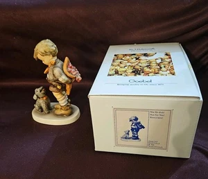 Hummel "NOT FOR YOU" Boy with Bouquet and Dog #317 - 5.5" W/ BOX - Picture 1 of 6