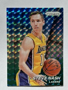 2014-15 Panini Prizm Mosaic Blue & Green Steve Nash Los Angeles Lakers #102 - Picture 1 of 2