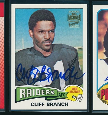 2001 Topps Archives Autographs #AA-CB Cliff Branch On Card Auto - Raiders - Image 1 of 2