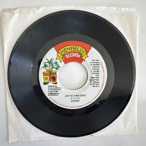 NEW 7" 45 * ZABIKI / CITY * JAH IS AMAZING / RHYTHM * HENFIELD RECORDS - Picture 1 of 5