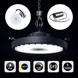 Sensor de microondas Supreme LED UFO luz de bahía alta ajustable ahorro de energía - Imagen 1 de 21