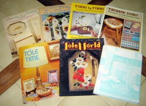 Lot (7 pcs) Miscellaneous PAINTING / CRAFTING Books - Tole, 3D, Mary Engelbreit - Imagen 1 de 9