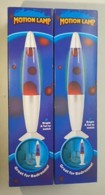 2 x NEW Motion Lamp Lava Lamp Style 13 1/4" Elite Home Product - Image 1 of 4