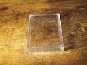 Caja de almacenamiento de tarjetas de plástico transparente con tapa de Topps Now (20-25 tarjetas) - Imagen 1 de 3