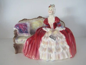 "Figura vintage de Royal Doulton Belle O' the Ball hecha en Inglaterra 1997 8,5" - Imagen 1 de 11