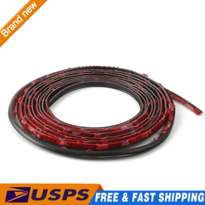 For Honda 08F03-SHJ-1100D Front / Rear Lip Spoiler Rubber Molding Strip Black Foto 1 de 4