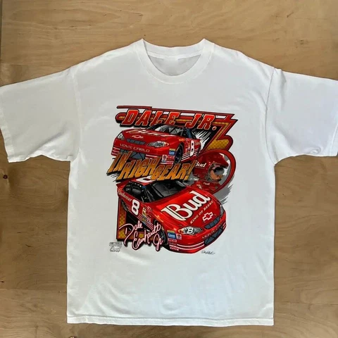 Vtg Dale Earnhardt Jr Nascar Shirt Gift for men women Cover