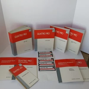 Quattro Pro For Wiindows Getting Started Borland Quick Ref Database DesktopGuide - Picture 1 of 12