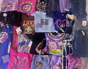 Girls 45 Clothing Lot Size 14 Pants Tops Athletic Dress Skirts MSRP $550+ NEW - Picture 1 of 24