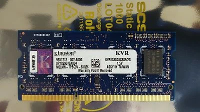 NEW AOPEN Digital Engine DE7000 2GB Memory RAM DDR3 1333MHz KVR1333D3S8S9/2G KVR - Image 1 of 2