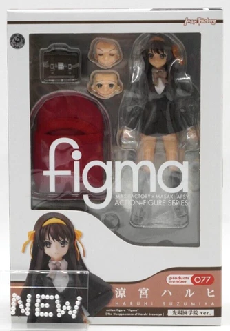 Haruhi Suzumiya Koyo Gakuin Uniform figma 077 Action Figure 2010 From Japan Cover