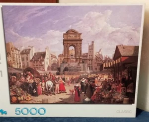 Puzzle MB da 5000 pezzi - MERCATO E FONTANA DEGLI INNOCENTI - Molto raro!! NUOVO - Foto 1 di 11