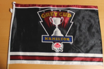 CFL Football Vintage 1996 Hamilton Host Grey Cup Flag - Image 1 of 3