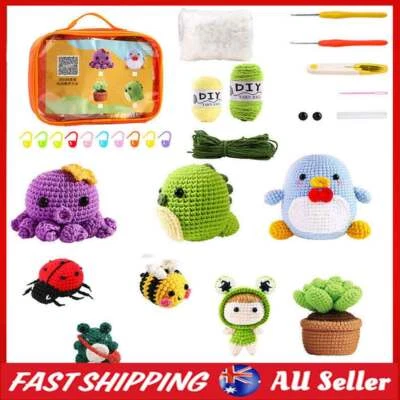 Crochet Kit for Beginners Knitting Kit with Animal DIY Craft Art Gift PB - image 1 of 4