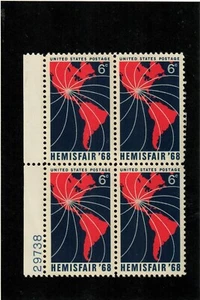 Scott 1340 6¢ HemisFair '68 MNH Free shipping in USA! - Picture 1 of 1