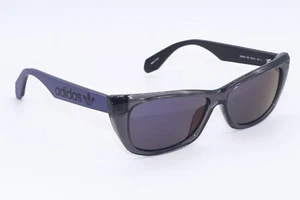 NEW ADIDAS OR 0027 20Z TRANSLUCENT GREY MIRROR AUTHENTIC FRAMES SUNGLASSES 55-13 - Picture 1 of 4