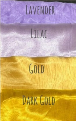 Sheer Crystal Organza Fabric - 58" Wide by the Yard - Image 1 of 2