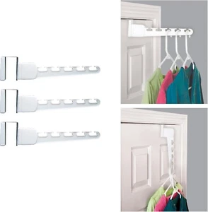 Wonder Hanger Over-The-Door Plastic Hanger, White - Over The Door Hanger Set of - Picture 1 of 8