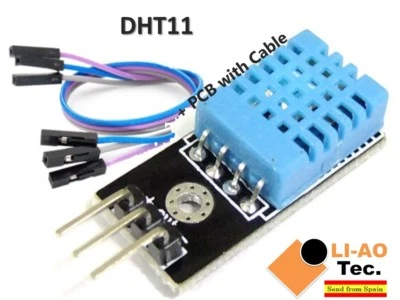 DHT11 Temperature and Relative Humidity Sensor Module for Arduino - Imagen 1 de 4