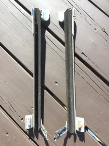 1964 1965 FORD FALCON  2DR HARDTOP & CONVERTIBLE DOOR GLASS / WINDOW REAR TRACKS - Picture 1 of 5