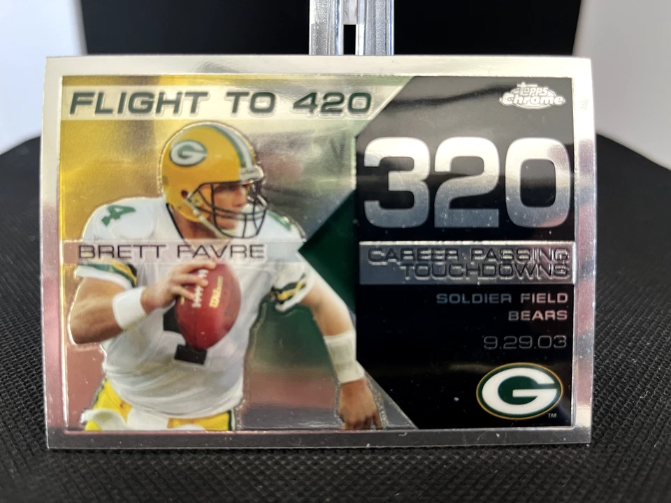 Brett Favre 2007-2008 Topps Chrome Flight To 420 - ¡Elige tu tarjeta! FD Foto 1 de 1