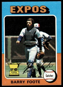 1975 Topps  229 Barry Foote  Montreal Expos
