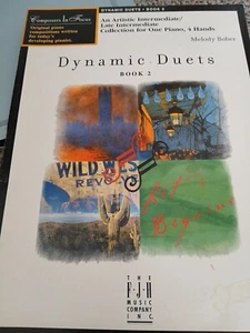 Melody  Bober DYNAMIC DUETS BOOK 2 Orig Piano Compositions FJH Music Co 2001 - Picture 1 of 9