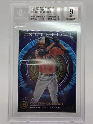 2022 Bowman Inception Foilfractors Colton Cowser 1/1  - Image 1 of 2