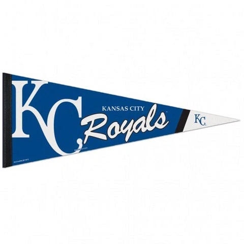 Kansas City Royals 12x30 Premium Wool Pennant (NEW) MLB Sign Banner Wall Cave Cover