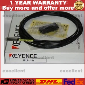 New KEYENCE FU-40 Reflective Fiber Optic Sensor US Free TAX - Picture 1 of 9