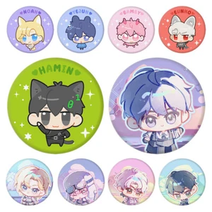 Kpop PLAVE Cartoon Cute Chest Pins Round Badge - Picture 1 of 11