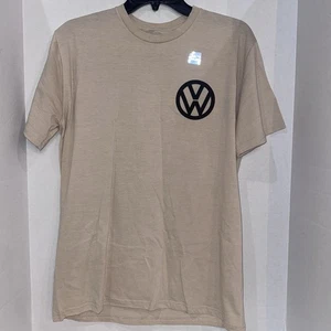 NEW Volkswagen Unisex Taupe The Original Bus 1960 VW Graphic Print T-Shirt Med - Picture 1 of 8