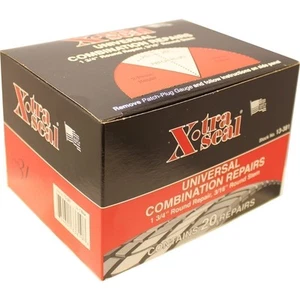 Xtra Seal 13-381 3/16" Universal Tire Patch Plug 1-3/4" Round Patch Box of 20 - Picture 1 of 2