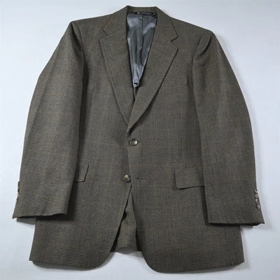 Vtg USA Made Austin Reed 38S 100% Wool Houndstooth Mens Blazer Jacket Sport Coat - Image 1 of 4