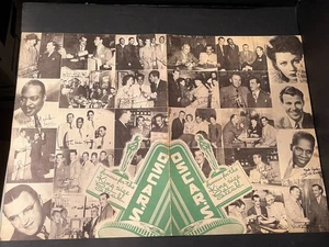 Menú de celebridades vintage de los años 50 OSCAR tamaño king Steak Vancouver BC - Imagen 1 de 12