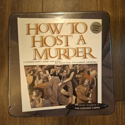 How To Host A Murder Episode #5 The Chicago Caper Board Game New In Tin Canister - Image 1 of 2