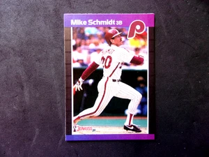 1989 DONRUSS #193 MIKE SCHMIDT IN NRMT-MINT CONDITION..PHILLIES..HOFAMER - Picture 1 of 2