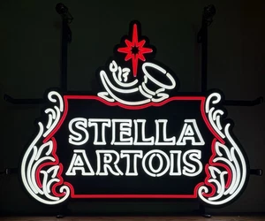 Stella Artois LED beleuchtetes Schild 26” x 22” - Neu im Karton - Bild 1 von 5