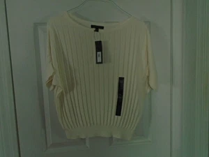 Maglione Banana Republic manica corta avorio taglia XS nuovo con etichette - Foto 1 di 2