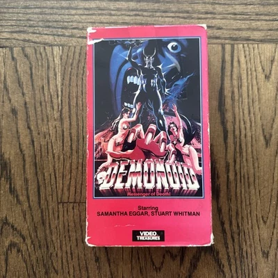 Demonoid VHS Horror Video Treasures 1988 - Acceptable - Image 1 of 4