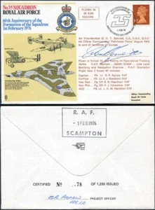 RAF40c No.35 Squadron RAF Signed by AVM D.C.T. Bennett (A) - Picture 1 of 1
