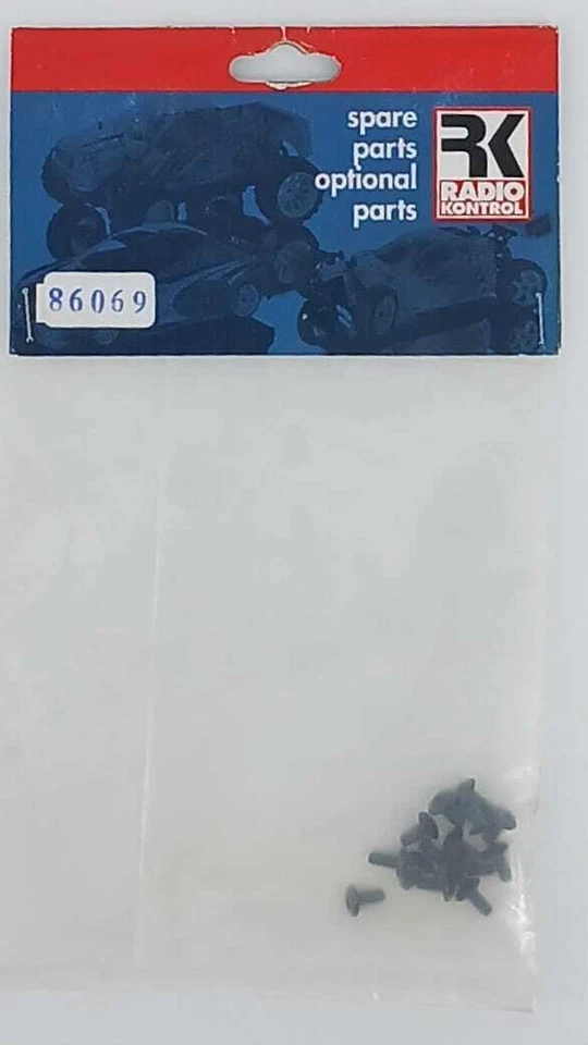 RK Viti 2,6x6mm a testa tonda 14 pz 1/16  Radiokontrol 86069 - Immagine 1 di 1