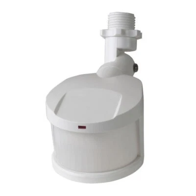 White Bluetooth Motion Sensor Adjustable Outdoor Garage Security Flood Light - Image 1 of 2