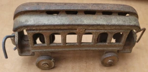 Antique Cast Iron Toy Train Passenger Car - Picture 1 of 6